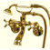 Elements of Design Charleston Wall Mount Diverter Tub / Shower Faucet