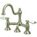 Elements of Design Centerset Bathroom Faucet with Double Porcelain Lever Handles