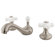 Elements of Design Widespread Bathroom Sink Faucet with Double Cross Handles