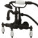 Elements of Design Hot Springs  Three Handle Wall Mount Clawfoot Tub Faucet with Hand Shower