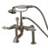 Elements of Design Hot Springs Deck Mount Clawfoot Tub Faucet with Handshower