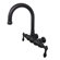 Elements of Design Hot Springs Double Handle Wall Mount Clawfoot Tub Faucet Trim Metal Lever Handle