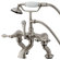 Elements of Design Hot Springs Deck Mount Clawfoot Tub Faucet with Handshower