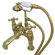 Elements of Design Hot Springs Double Handle Deck Mount Clawfoot Tub Faucet Trim Metal Cross Handle