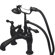 Elements of Design Hot Springs Double Handle Deck Mount Clawfoot Tub Faucet Trim Metal Lever Handle