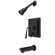 Elements of Design Silver Sage Single Handle Tub and Shower Faucet with Diverter