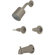 Elements of Design NuvoFusion Tub and Shower Faucet Double Handle