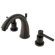 Elements of Design Concord Double Handle Widespread Bathroom Faucet With Brass Pop-up