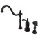 Elements of Design Templeton Single Handle Widespread Kitchen Faucet with Side Sprayer