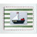 Doodlefish Transportation Sailboat Framed Giclee Wall Art