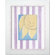 Doodlefish Moon and Star Sun Framed Giclee Wall Art