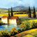 Magic Slice 12" x 15" Tuscan Scene Design Cutting Board