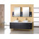 Virtu Clarissa 72" Double Sink Bathroom Vanity Set