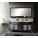Virtu Ava 71" Double Bathroom Vanity Set