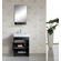 Virtu Gloria Single 24" Bathroom Vanity Set in Espresso