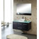 Virtu Ultra Modern Marsala 47.2" Wall Mounted Single Bathroom Vanity Set in Espresso