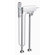 Fima by Nameeks De Soto Single Handle Floor Mount Clawfoot Tub Faucet