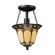 Landmark Lighting Diamond Ring 1 Light Semi Flush Mount