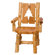 Fireside Lodge Traditional Cedar Log 5 Piece Dining Set