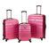 Rockland Melbourne 3 Piece ABS Luggage Set