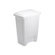 Rubbermaid Rectangular Plastic Step-On Waste Can in White