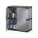 Rubbermaid Double-Door Storage Cabinet - Base in Gray / Black