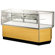 Sturdy Store Displays Streamline 38" x 80" Half Vision Corner Combination Showcase with Mirror Back