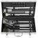 Vabene 18-tlg. Profi-Grillkoffer "Goal" aus Aluminium