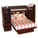 Berg Furniture Sierra Twin Space Saver L-Shaped Bunk Bed with Stairs and Storage (Twin over Twin)