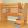 Berg Furniture Utica Twin Dorm Loft Bed with Desk and Storage