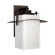 Quorum Kirkland One Light Outdoor Contemporary Wall Lantern in Oiled Bronze