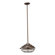 Quorum Hudson One Light Outdoor Pendant in Oiled Bronze