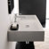 Scarabeo by Nameeks Teorema R 80 Wall Mounted Bathroom Sink in White