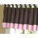 Sweet Jojo Designs Soho Pink and Brown Collection Window Valance 