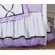 Sweet Jojo Designs Princess Black, White and Purple Collection 9pc Crib Bedding Set 
