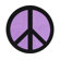 Sweet Jojo Designs Peace Purple Collection Floor Rug 