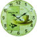 New Haven Convexed Metal Coffee Wall Clock