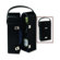 Budd Leather Double Wine Bottle Holder in Black
