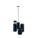 Rexite Colmo Coat Stand with Umbrella Stand in Black