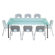 Rexite Convito 5 Piece Rectangular Table Dining Set