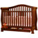 AFG Furniture Athena Spring Convertible Crib with Toddler Rail and Grace Changing Table in Espresso