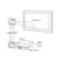 DataComm Flat Panel TV Cable Organizer Kit with Power Solution