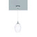 Zaneen Lighting Flora Pendant with Amber Glass