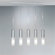 Zaneen Lighting Jazz Five Light Pendant Holder in White