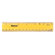 Acme United Corporation Plastic Ruler 6 In