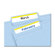 Avery Consumer Products Adhesive File Folder Typewriter Labels, 3-7/16 x 15/16, Yellow, 252 per Pack                                                 