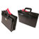 Bond Street, LTD. Leather Front Lockable Drop Handle Briefcase