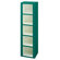 Lenox Plastic Lockers Plastic Cubby Locker - 5 Tier - 1 Section