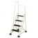 Cramer Industries, Inc. Four-Step Stop-Step Folding Aluminum Handrail Ladder