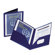 Esselte Pendaflex Corporation ViewFolio Polypropylene Portfolio, 50-Sheet Capacity, Blue/Clear                                                             